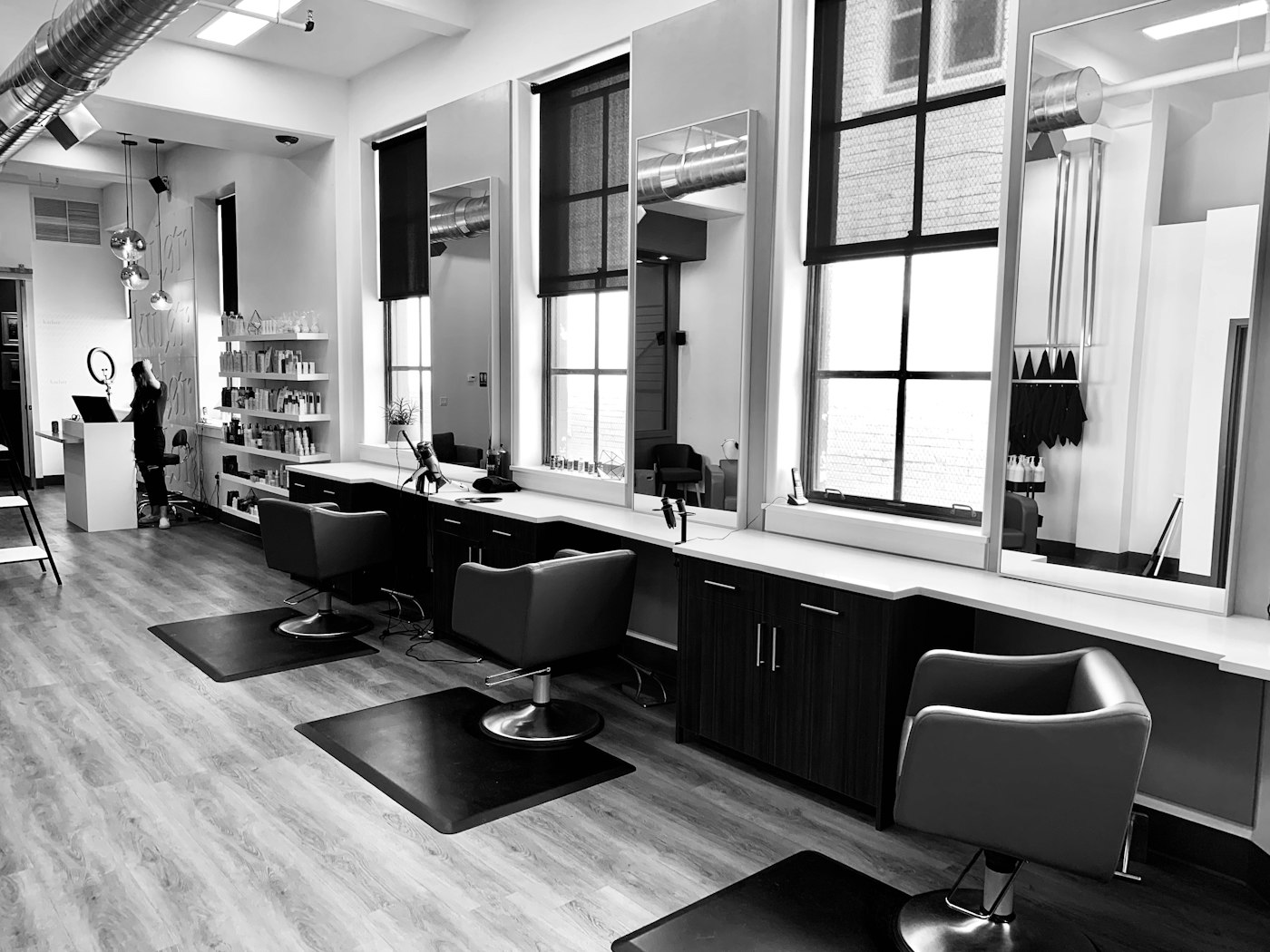 Salon entrance ambience
